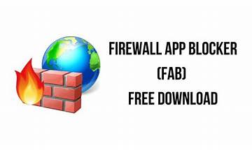 Firewall App Blocker for Windows - Download it from Habererciyes for free
